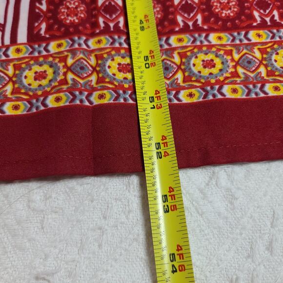 Miss Lavish London women's red embellished kaftan tunic NWT Size Small - Picture 6 of 12